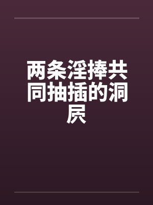 两条淫捧共同抽插的洞屄 两条淫捧共同抽插的洞屄