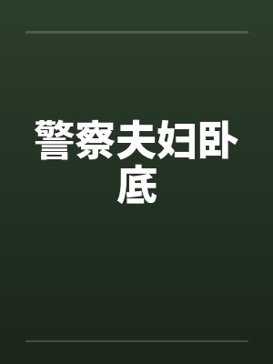 警察夫妇卧底 警察夫妇卧底